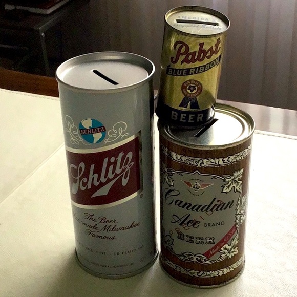 VNTG #PBR bank, #Schlitz bank,#Canadian ace bank - Picture 2 of 14